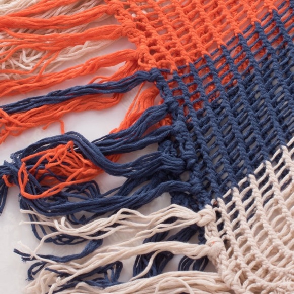 Multi color crochet fringe bathing suit cover S M L - Picture 6 of 8